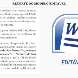Modelo Resposta à Exposição no INPI + Consultoria