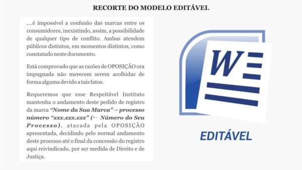Modelo Resposta à Exposição no INPI + Consultoria