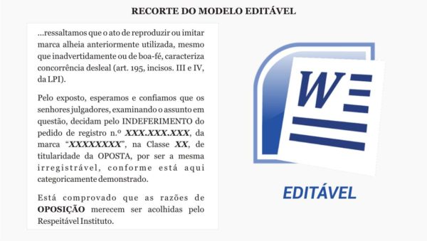 Modelo Exposição à Marca no INPI + Consultoria